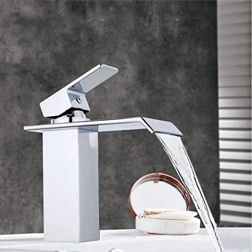 Robinet cascade pour salle de bain anti éclaboussure laiton durable
