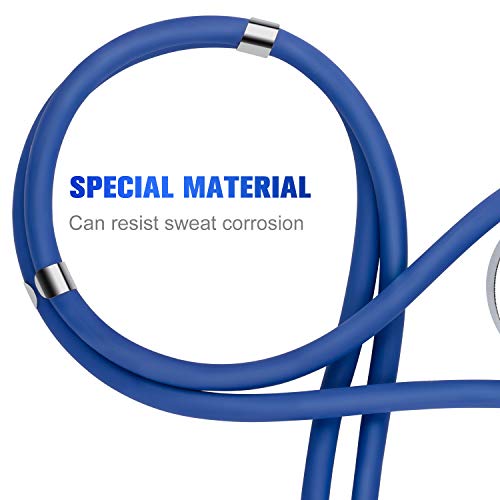 Stethoscope for Cardiology Medical and Home, Yuwell Dual Head Classic Light Weight Design, Double-Catheter Stethoscope for Multifunctional Uses, Gift for Nurses,Doctors, Medical Students (Blue)