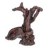 Toyvian Decoración Pecera Árbol Artificial de Resina Resistente al Agua para Acuario y Adorno Seguro para Peces y Plantas Decoración Micro Paisaje para Escritorio