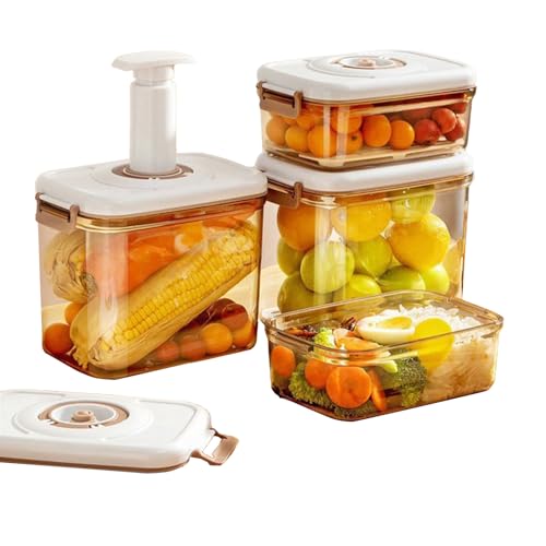 Boîtes de rangement sous vide avec valve de fraîcheur pour préserver vos collations - 2