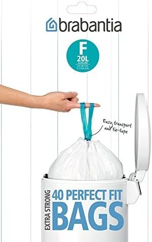 Brabantia 20 Bin Liners Size C/12 Litre