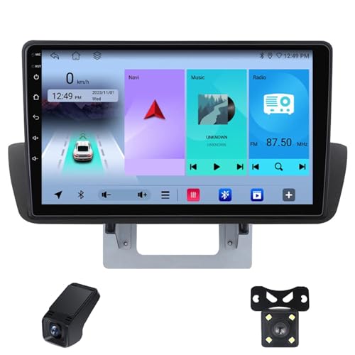 Radio Estéreo para Mazda BT-50 2012-2018 Automóvil Automotive Multimedia Pantalla Táctil 9-Inch Bluetooth Android Auto Carplay WiFi/FM Am RDS Radio/Navegación GPS/SWC/ADAS DVR(M100CP)