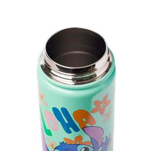 Image of Silver Buffalo Disney Lilo and Stitch, Stainless Steel Water Bottle, 20oz
