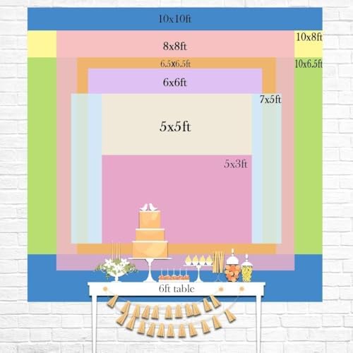Riyidecor Breakfast Blue Diamonds Bowknot Backdrop Aqua Turquoise Birthday Party Decorations Photography Background 7x5 Feet Teal Bridal Shower Wedding Celebration Props Girl Photo Shoot Fabric — view 6