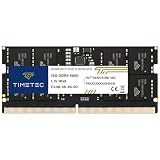 Timetec Premium 32GB DDR5 5600MHz PC5-44800 Unbuffered Non-ECC 1.1V CL46 2Rx8 Dual Rank 262Pin SODIMM Laptop Memory RAM Upgrade