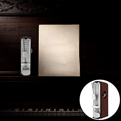 MILISTEN 1 metrônomo mecânico universal de metrônomo para violão piano (mogno)