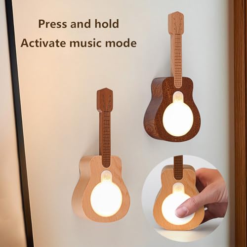 LED madera apliques de pared interior recargable sensor RGB 3