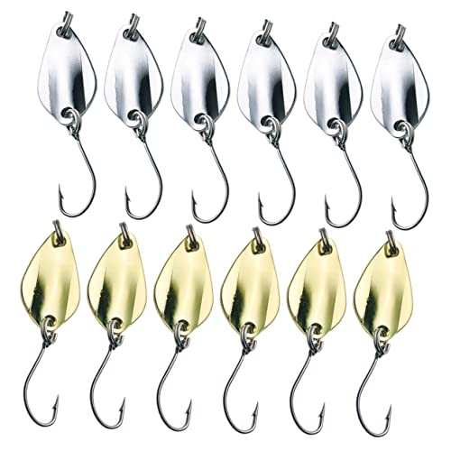 WESIEVYA 16 Señuelos De Lentejuelas para Agua Dulce, Anzuelos para Agua Salada, Herramienta Práctica para Pesca Al Aire, Cebos Falsos para Pesca Al Aire