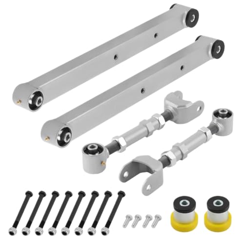 2 brazos de arrastre de control trasero superior e inferior compatibles con una carrocería Chevelle Cutlass