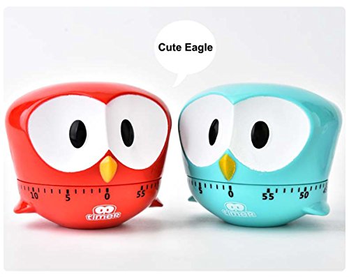 Cute Kitchen Timer-Loud Eagle Mechanical Boiled Egg Timer For Cooking,Sports,Beauty,Study (Blue) #TOP6