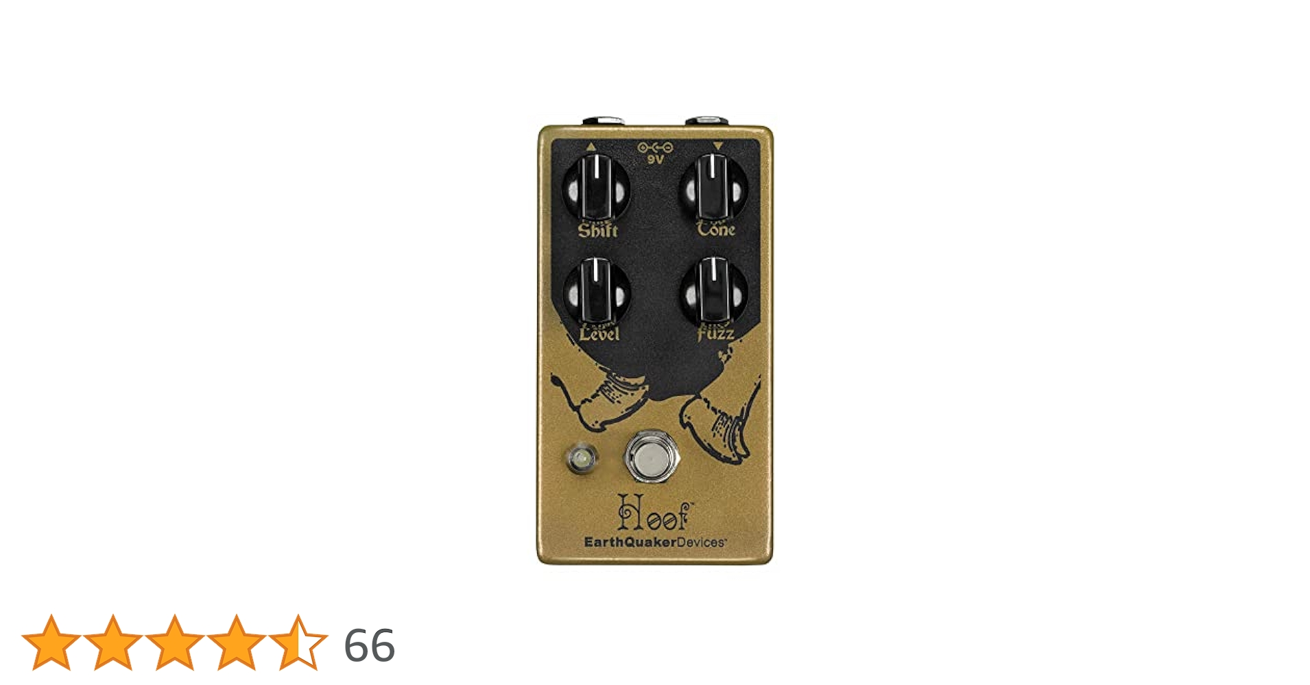 EarthQuaker Devices Hoof V2 Germanium/Silicon Hybrid Fuzz