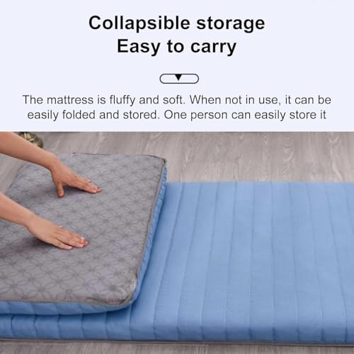 Matelas de sol – Futon japonais portable, matelas de couchage enroulable super doux pour dortoir et voyage, et solution de sommeil confortable