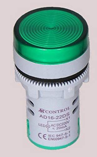 Image of CONTROL 230V 22Mm Plastic Corded Electric Led Panel Indicator Light (Set Of Red, Green, Blue, Yellow)