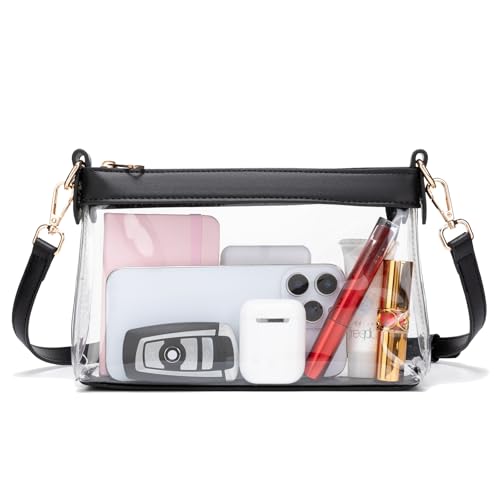 Image of Wuflyover Clear Bag for Stadium Events, Clear Purse for Women
