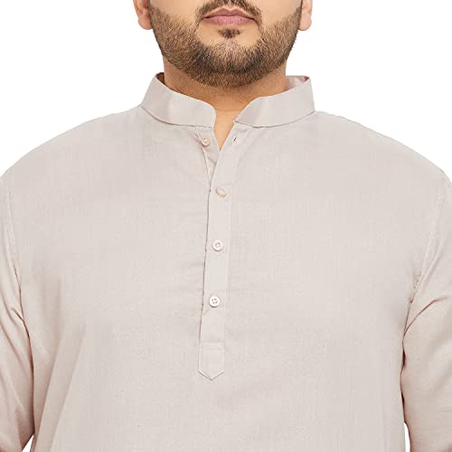 Image of Bigbanana Plus Size Men Regular Fit Kurta