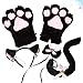 Toyvian 5 Piezas Disfraz Adorable de Gato Conjunto de Cola Orejas Collar...