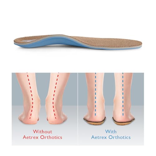 Image of Aetrex L2200 Women's Memory Foam Arch Support Inserts for Women - Plantar Fasciitis Relief Shoe Insoles for Women Standing All Day
