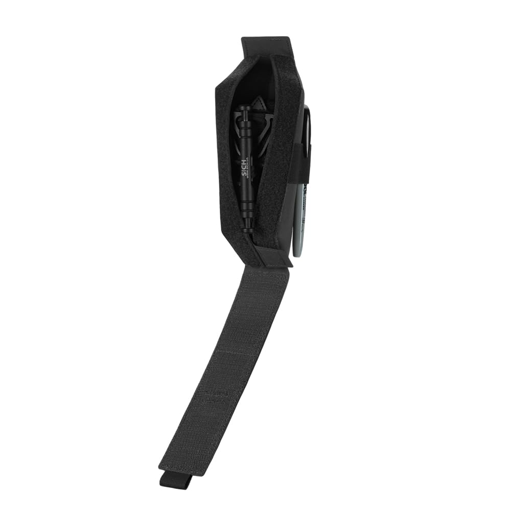 M-Tac Taktische Tourniquet-Tasche – geschlossene MOLLE-Pouch für Erste-Hilfe, Cordura Squadron, Laser Cut, kompakt, langlebig, ideal für Militär, Outdoor, Airsoft & Rettungseinsätze, Black