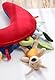 SIGIKID 42153 Aktiv-Spielhörnchen Baby Activity PlayQ Mädchen und Jungen Babyspielzeug empfohlen ab 3 Monaten mehrfarbig, Polyester, 37 x 36 x 9 cm
