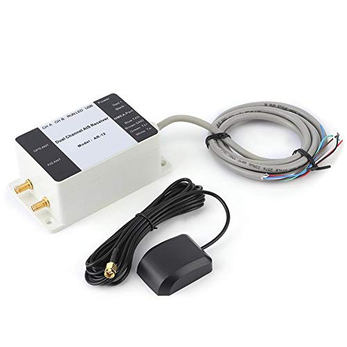 Marine AIS GPS Receiver, Dual Channel USB Boat AIS Receiver, Integrated NMEA AIS Receiver con 28 millas náuticas Distancia de recepción para yate, barco de vapor, barco, marino