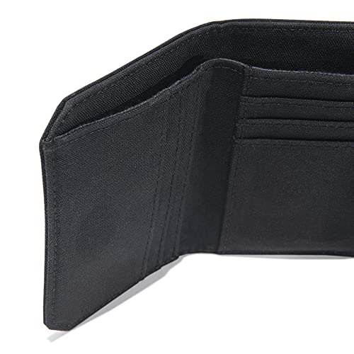 Carhartt Men's Standard Trifold, Durable Wallets, Available In Leather And Canvas Styles, Nylon Duck (Black), One Size #TOP4