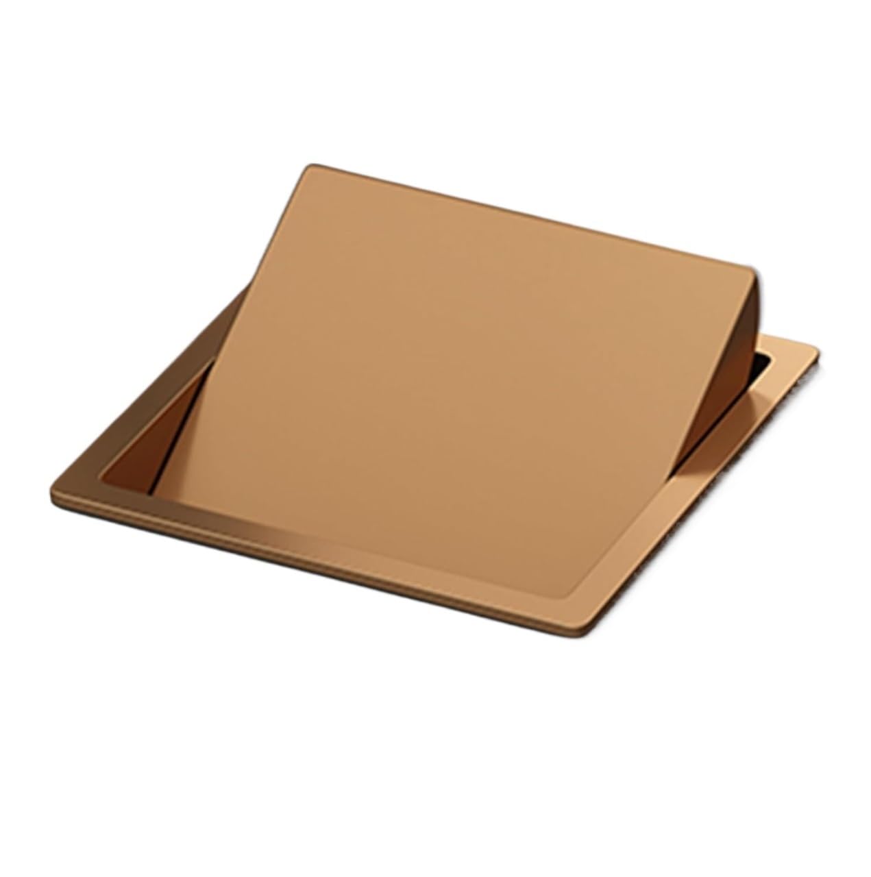 Recessed Trash Can Lid, Recessed Trash Can for Kitchen Cabinet with Swing Lid, Built-in Countertop Chute