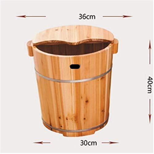 Cubeta de Madera para Baño de Pies 40x36x30 cm miniatura 3