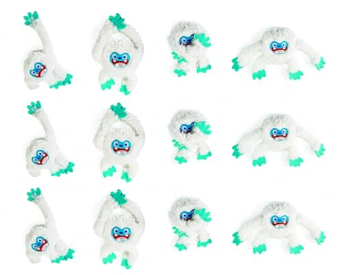 Fun Express Long Arm Plush Big Foot Yetis Set of 12