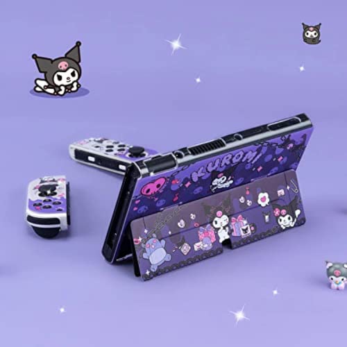 ENFILY Capa fofa compatível com Nintendo Switch OLED, capa acoplável, capa ergonômica de TPU macio p