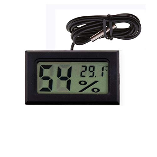 Fleisch ThermometerDigital Thermometer Hygrometer Mini LCD Feuchtigkeitsmesser Gefrierschrank Kühlschrank Thermometer / 2St