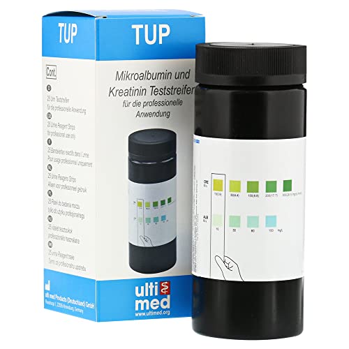 MICROALBUMIN Kreatin Urinteststreifen visuell 25 St Cover