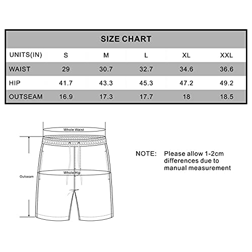 Hotskon Men's Swim Trunks Quick Dry Beach Shorts With Mesh Lining Swimwear Bathing Suits #TOP4