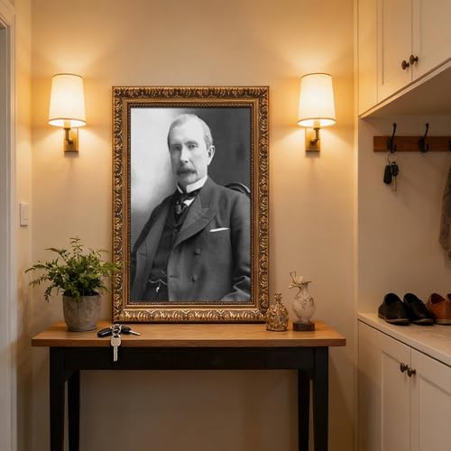 John D Rockefeller décoration murale toile à suspendre pour salon - 5