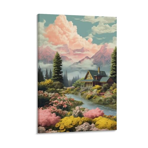 Affiche décoration pour salon et chambre avec la toile murale Sweet Landscape
