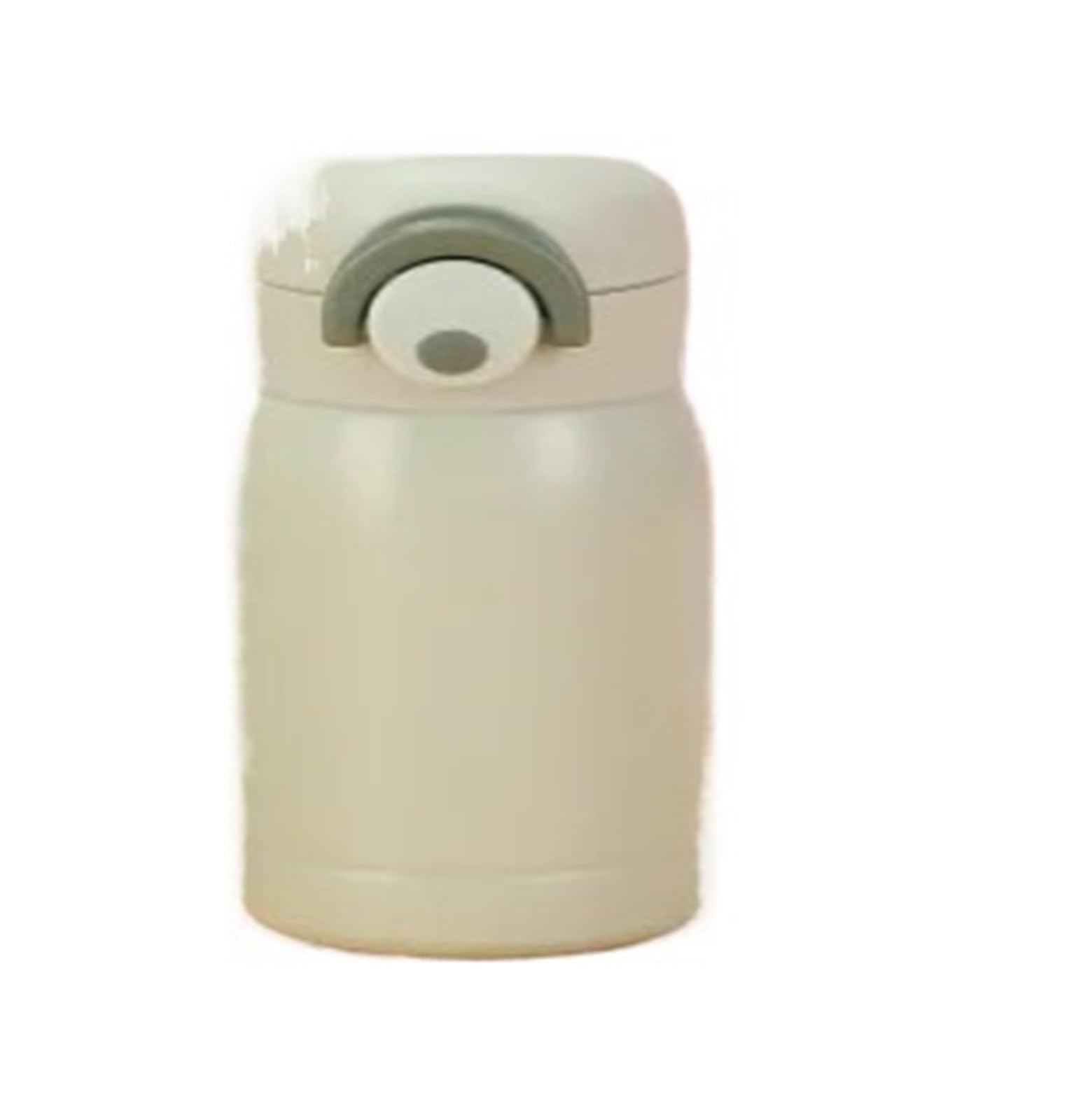Mini taza de café térmica acero inoxidable con bolsillo 220ml, botella agua caliente aislada, frasco vacío para Café(Grey)