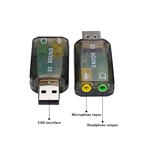 Lapster USB Sound Card 5.1 Stereo & Mic for PC Desktop and Laptop (Mix Colour) - Image 7