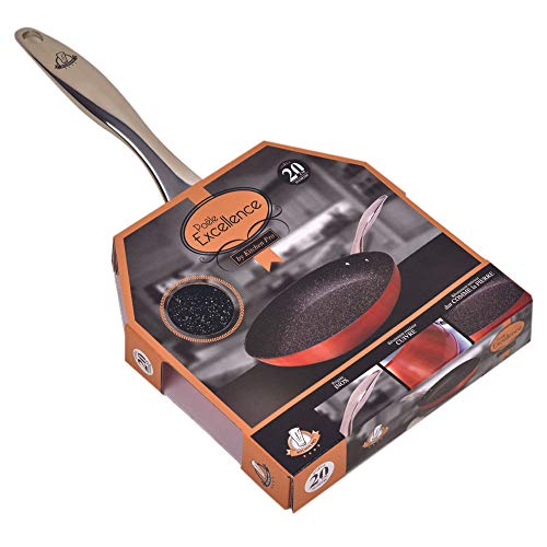 Frigideira Antiaderente 20 cm Excellence Kitchen Pro Cobre