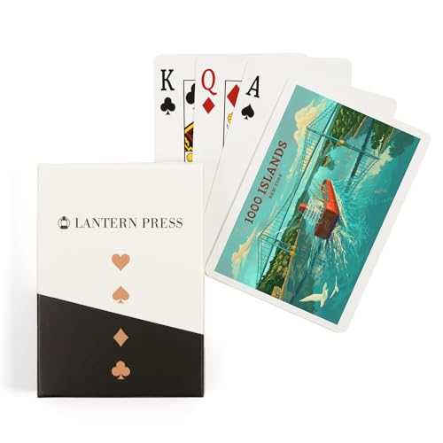 Lantern Press Clayton, New York, Baraja de 52 cartas póker