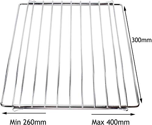 SPARES2GO Universele Verstelbare Uitschuifbare Kleine Mini Oven Plank voor Caravan/Motorhome - Afbeelding 3