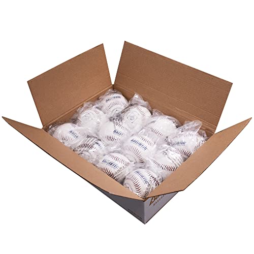 Baden Ballistic Leather Pitching Machine Baseballs, (One Dozen) #TOP6