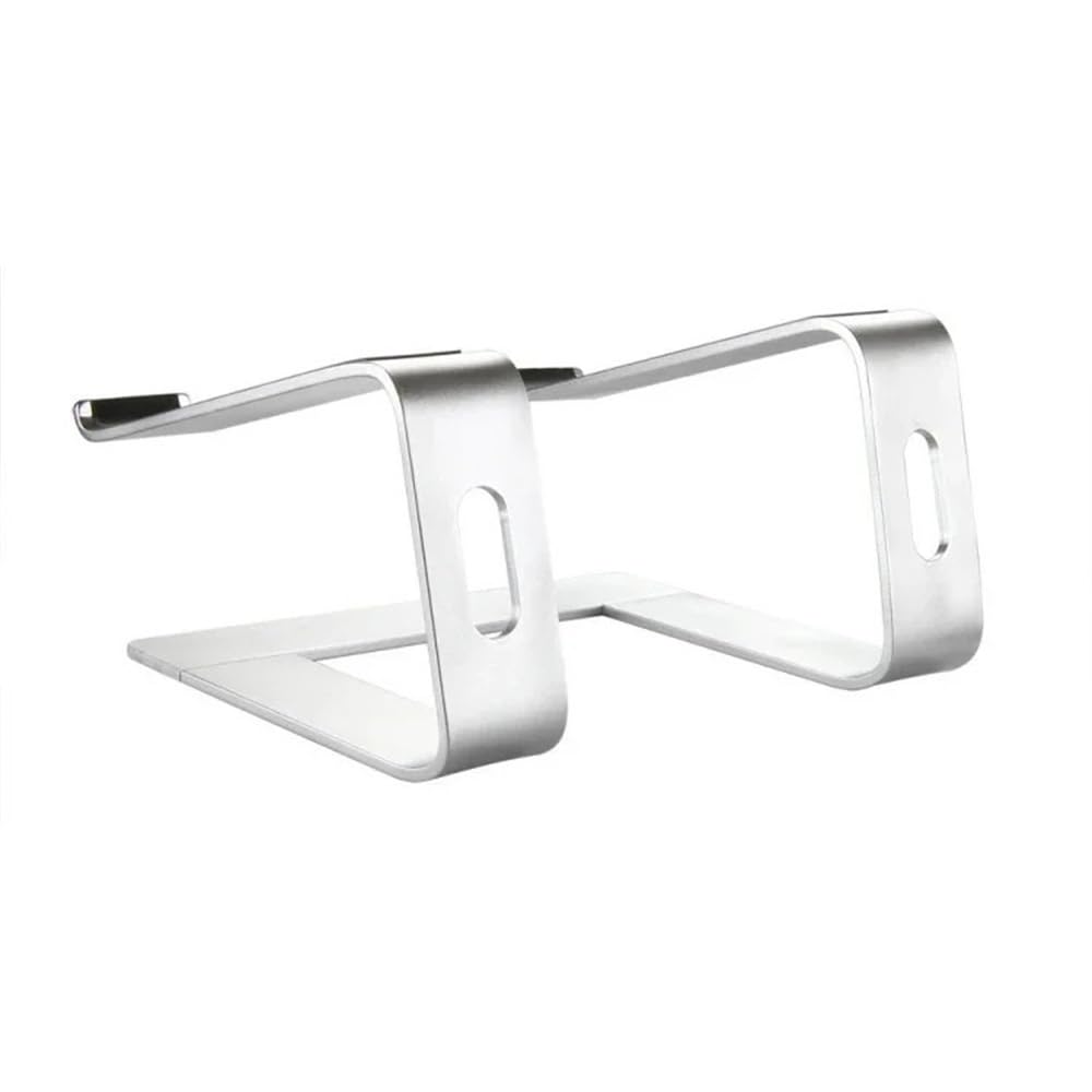Supporto per Laptop Supporto for Laptop in Lega di Alluminio for scrivania, Supporto ergonomico for Laptop da 10"-16" Rialzo per Laptop(Silver)