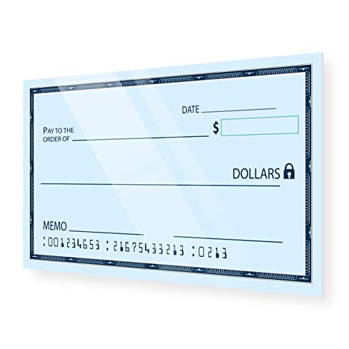 [Upgraded] Dry Erase 16" x 24" Oversize Giant Check Large Fake Checks