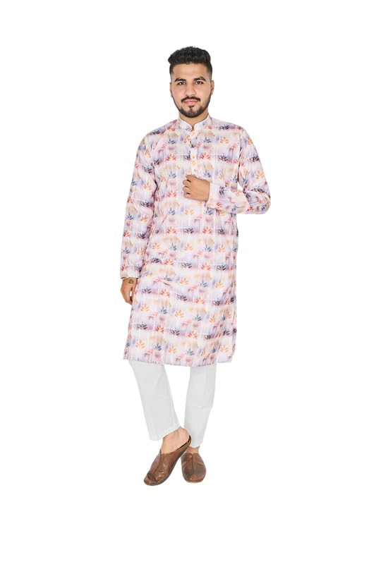 Men Embroided Kurta for Festivals and Weddings | Traditional and Soft Comfortable Fabric | Indian Ethnic for Puja, Parties and Celebrations-picture-54