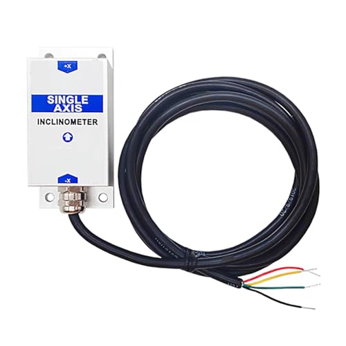 CHBMSS Single Axis Inclinometer 15 Degree 4-20MA, Accuracy 0.2° Resolution 0.02° Tilt Angle Sensor Inclination Sensor Module