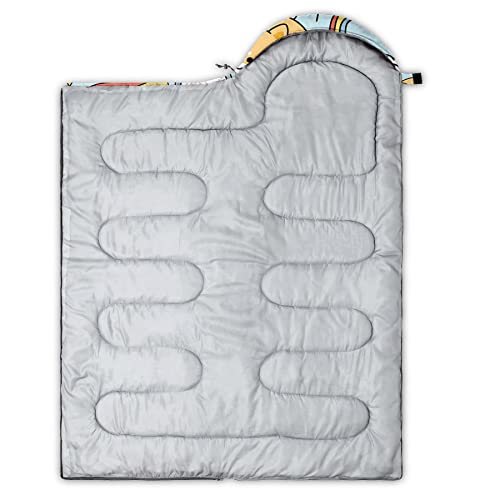 Bolsa de dormir infantil Datura home para niños, diseño Shiba Inu, ligera, cálida, impermeable y resistente al frío para camping y senderismo (Shiba Inu 32"x90") miniatura 4