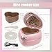 Pink Rice Cooker, Smart Rice Cooker 8 Cup With Delay Preset Timer And Auto Thermostat, Gifts Keep Warm For Brown Rice, Yogurt, Cake, Tomato Soup