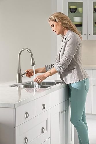 Moen 7594ESRS Arbor Spot Resist Stainless Motionsense Two-Sensor Touchless Kitchen Faucet Featuring Power Clean thumb #4