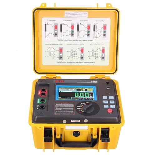 Amazon | EITAI電気計器 5kV 高圧絶縁抵抗計 10.0TΩ 短絡電流≥7mA