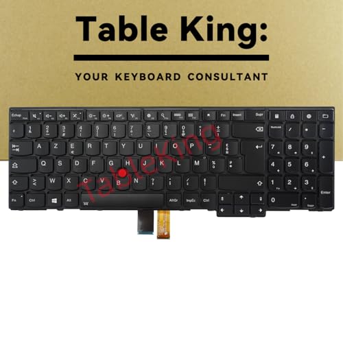 Clavier de remplacement rétroéclairé pour Thinkpad L570 P50S AZERTY défectueux - 5