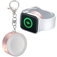 【超小型＆軽量デザイン】直径35mm×厚さ14mm、重さわずか26g。手のひらに収まるサイズ感で持ち運びに便利です。付属のキーチェーンでバッグや鍵に取り付け可能なので持ち運びにも便利。旅行や長時間の外出でも、必要な時にサッと取り出してすぐに充電できます。 【内蔵バッテリーでどこでも急速充電】電源のない場所でもアップルウォッチを充電可能。series1〜10やSEなら30分で約50％まで回復、最大80%までアップルウォッチを充電。内蔵バッテリーだけでなく、Type-Cケーブルを接続すれば普段使いの...